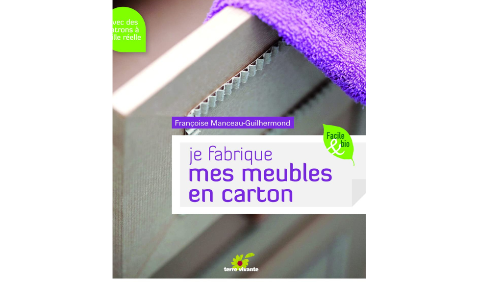 Livre, je fabrique mes meubles en carton