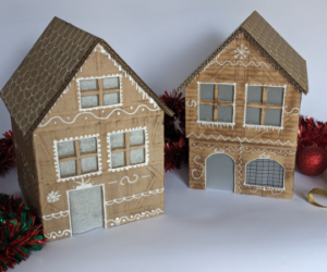 Maison fabriquée en carton